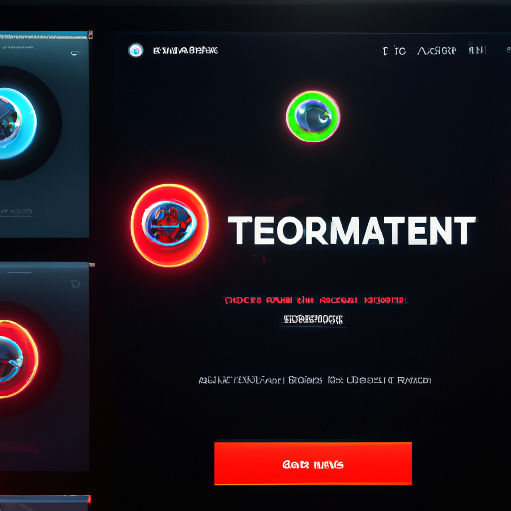 Screenshot: tournament HUD and player badges